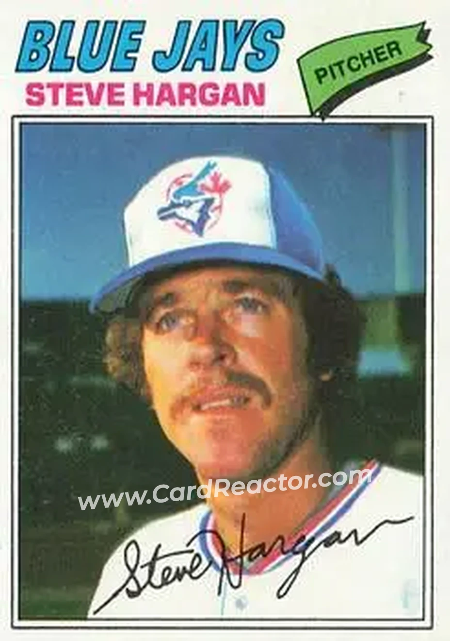 Front of Steve Hargan