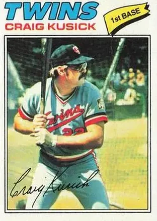 1977 Topps #38 Craig Kusick