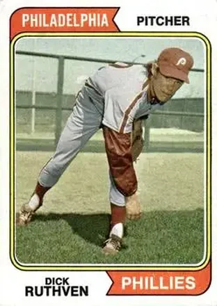 1974 Topps #47 Dick Ruthven