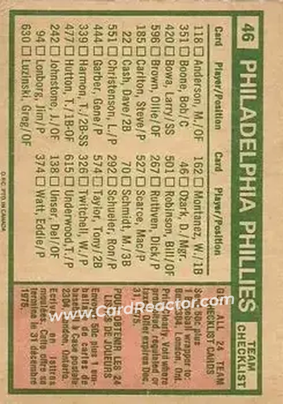 Back of Card #46