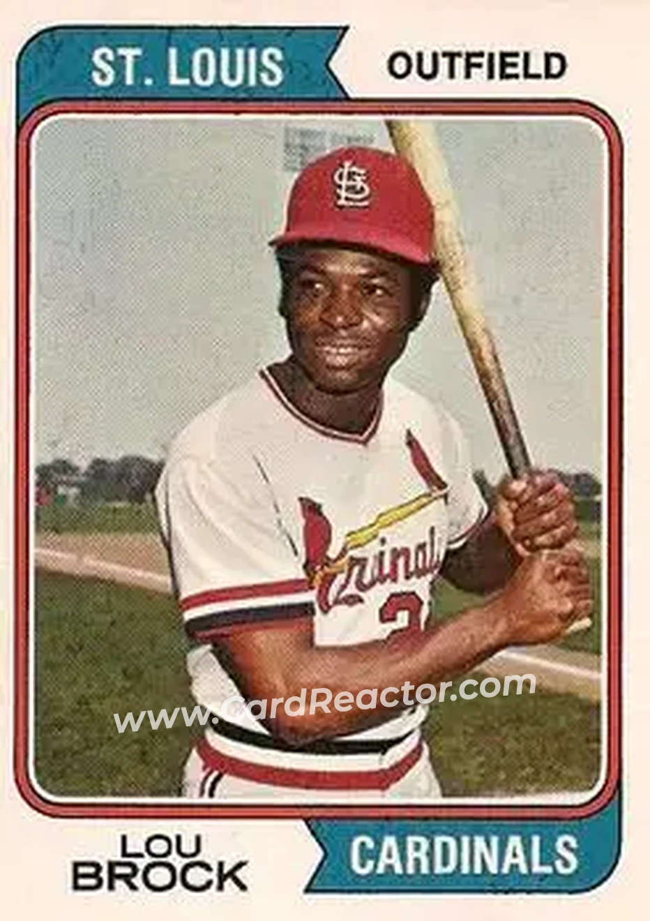 Front of Lou Brock