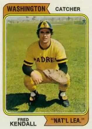 1974 Topps #53 Fred Kendall