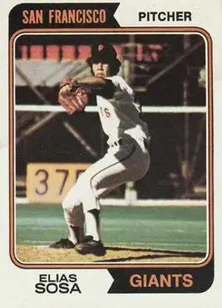 1974 Topps #54 Elias Sosa