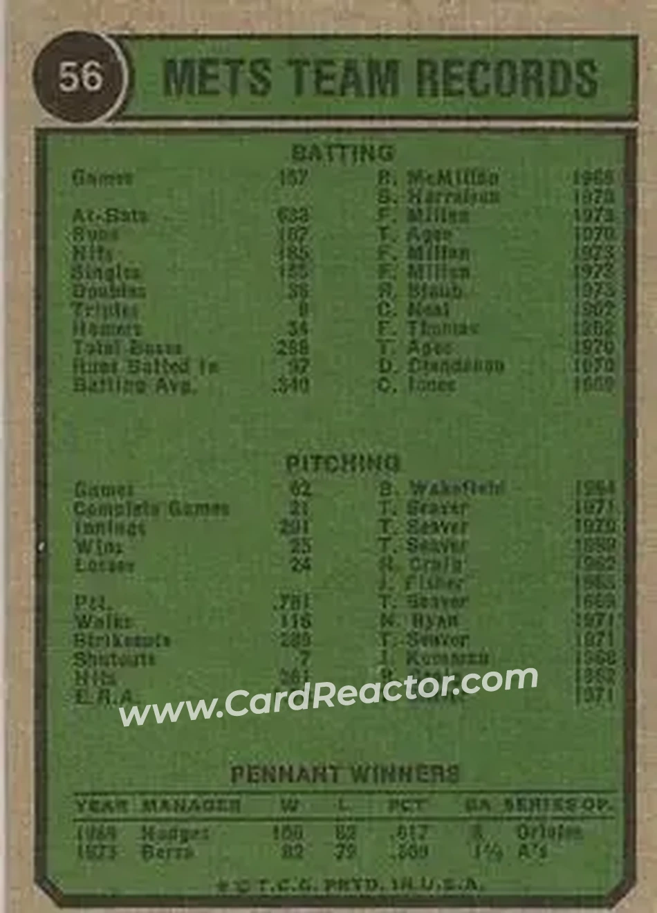 Back of Card #56