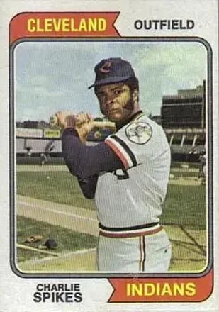 1974 Topps #58 Charlie Spikes