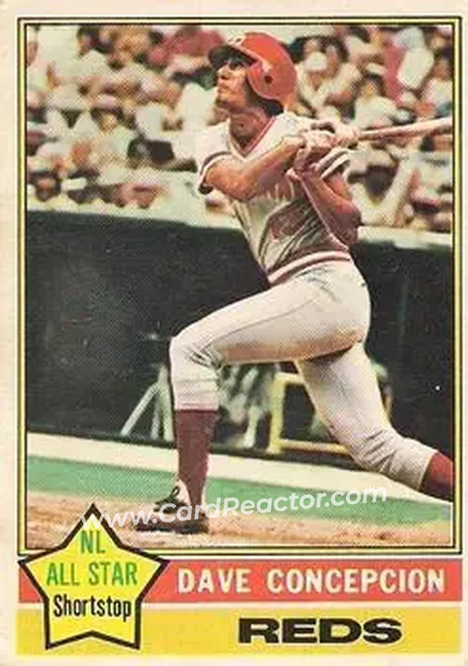 Front of Dave Concepcion