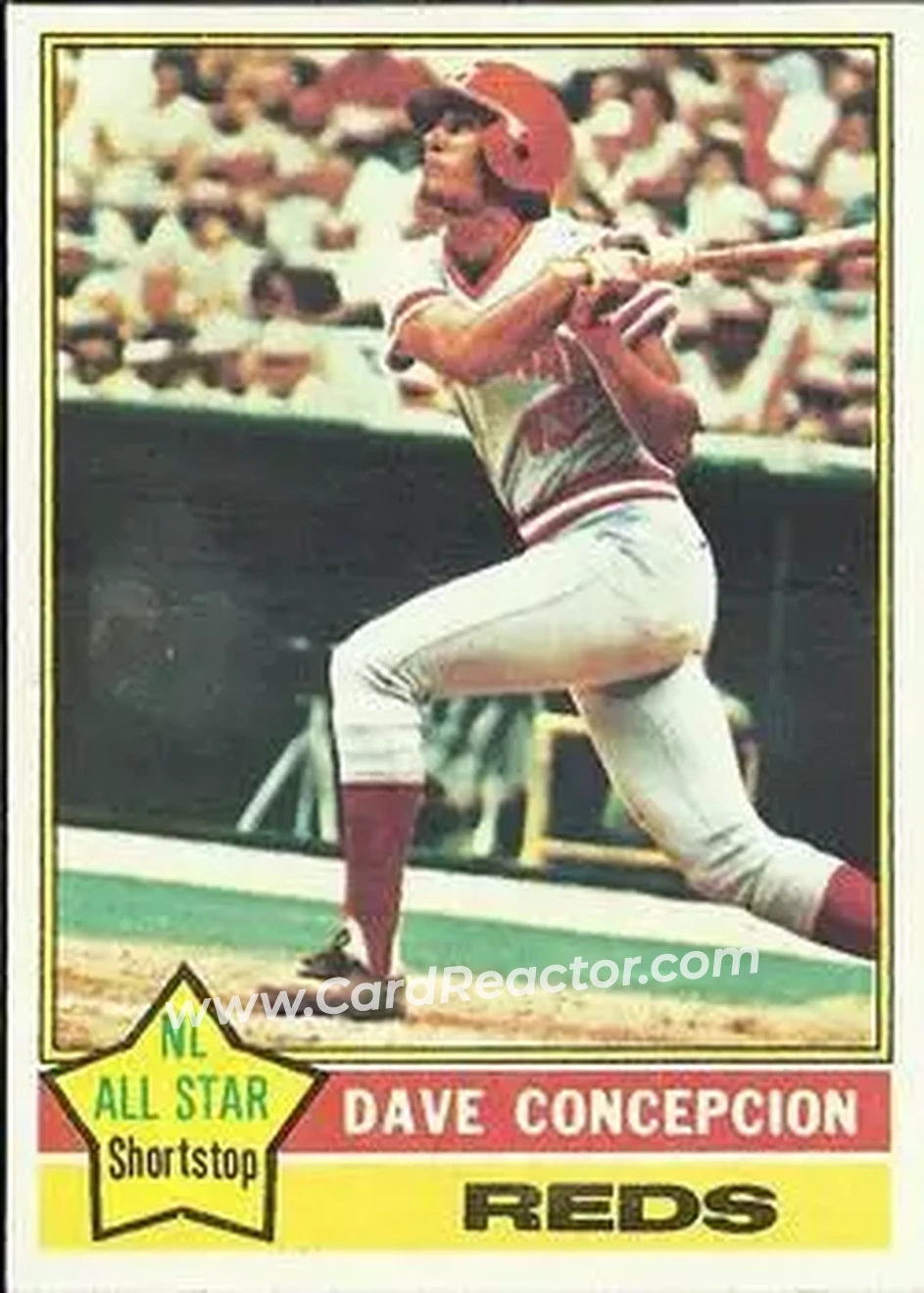 Front of Dave Concepcion
