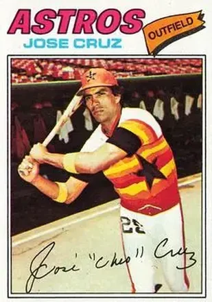 1977 Topps #42 Jose Cruz