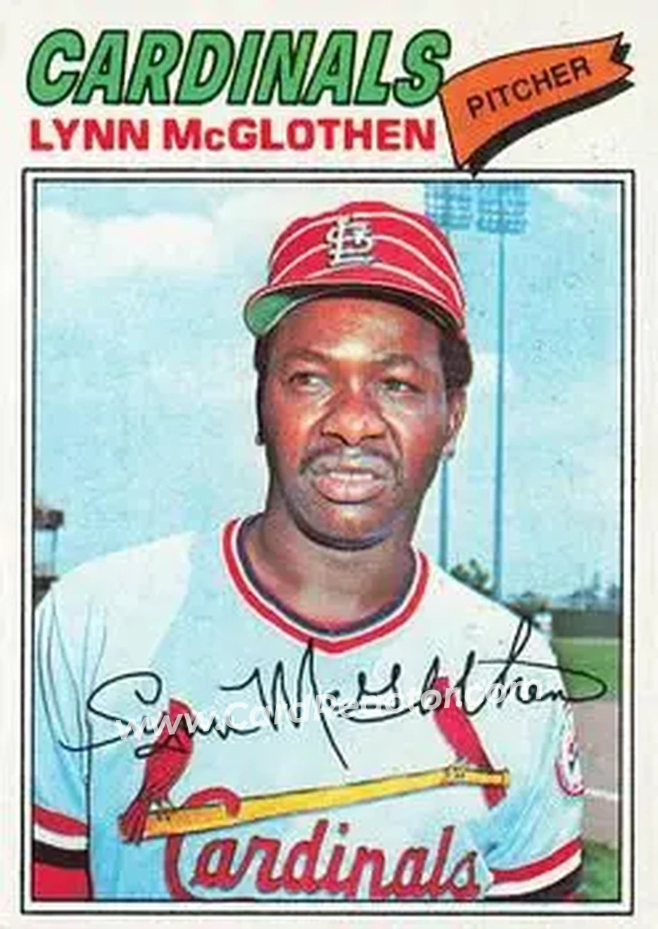 Front of Lynn McGlothen