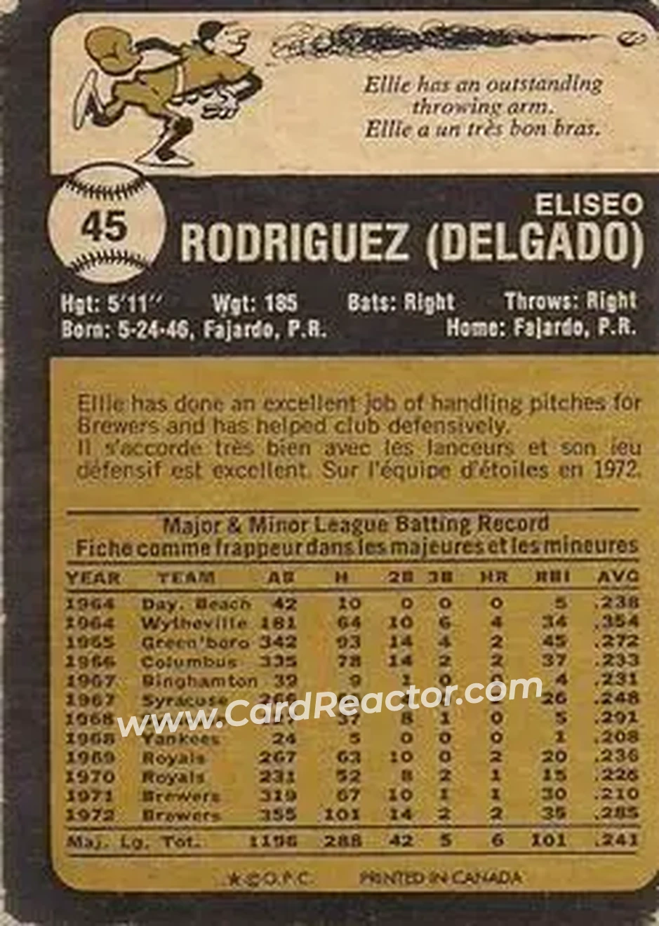 Back of Ellie Rodriguez