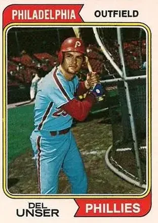 1974 O-Pee-Chee #69 Del Unser
