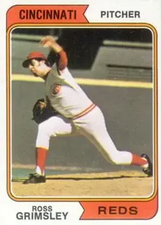 1974 Topps #59 Ross Grimsley