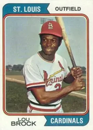 1974 Topps #60 Lou Brock