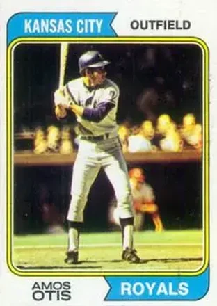 1974 Topps #65 Amos Otis