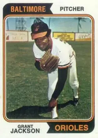 1974 Topps #68 Grant Jackson