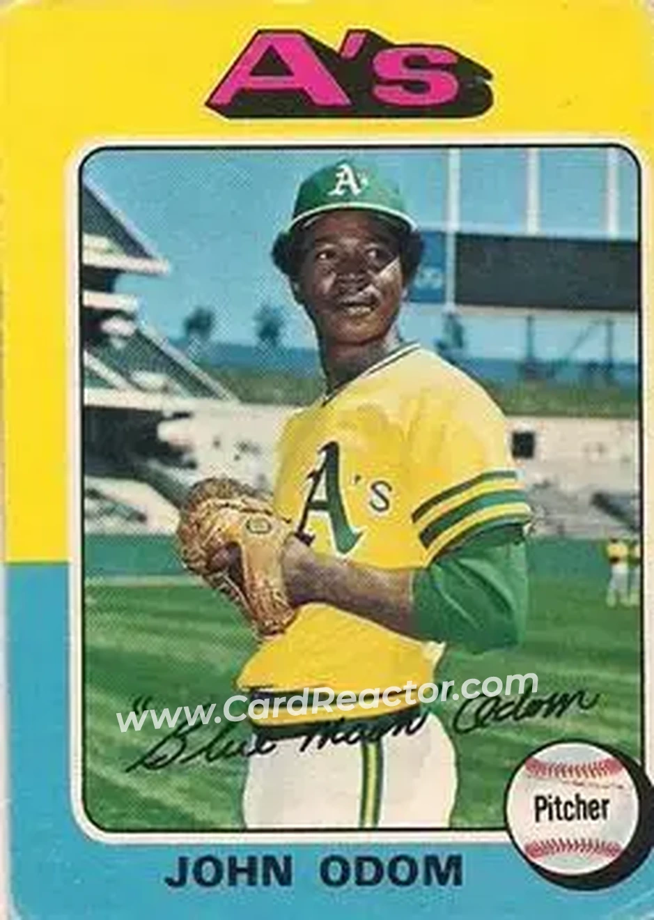 Front of Johnny Odom