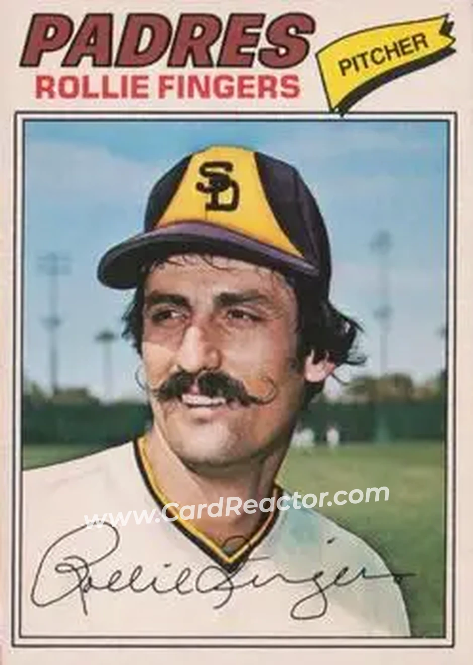Front of Rollie Fingers
