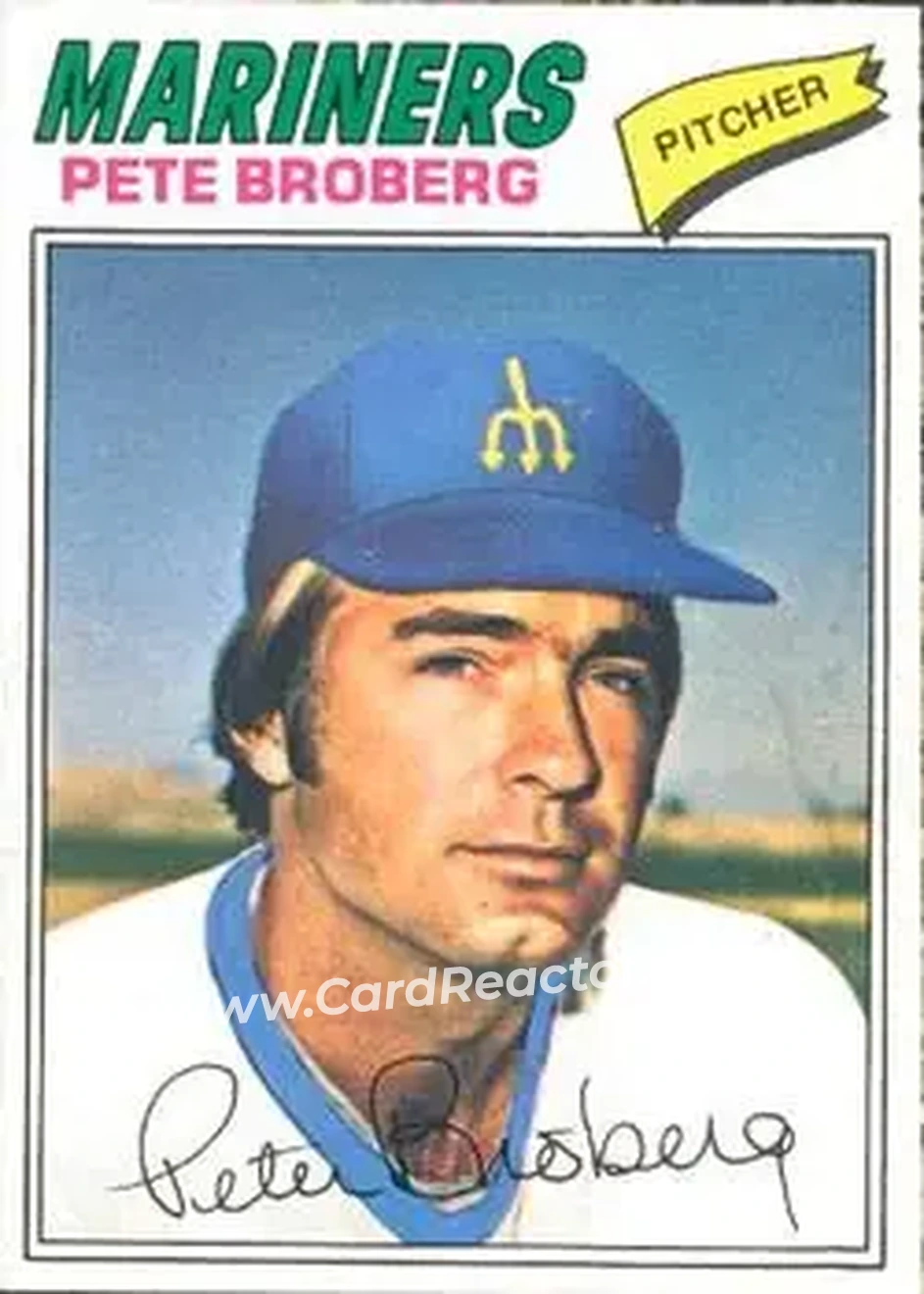 Front of Pete Broberg