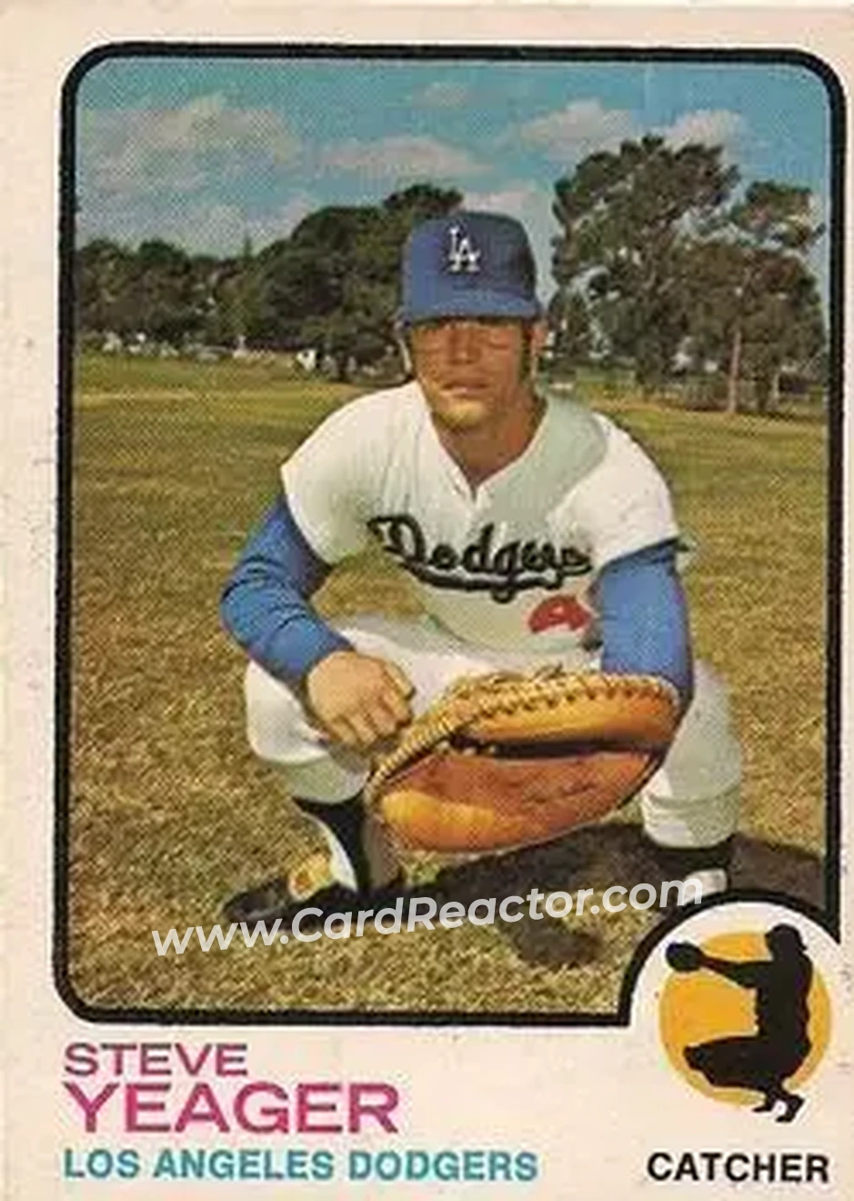 Front of Steve Yeager