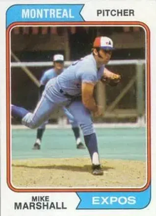 1974 Topps #73 Mike Marshall