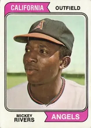 1974 Topps #76 Mickey Rivers