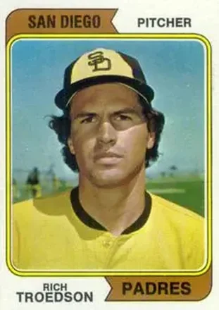 1974 Topps #77 Rich Troedson