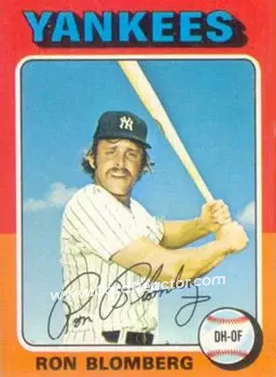 Front of Ron Blomberg