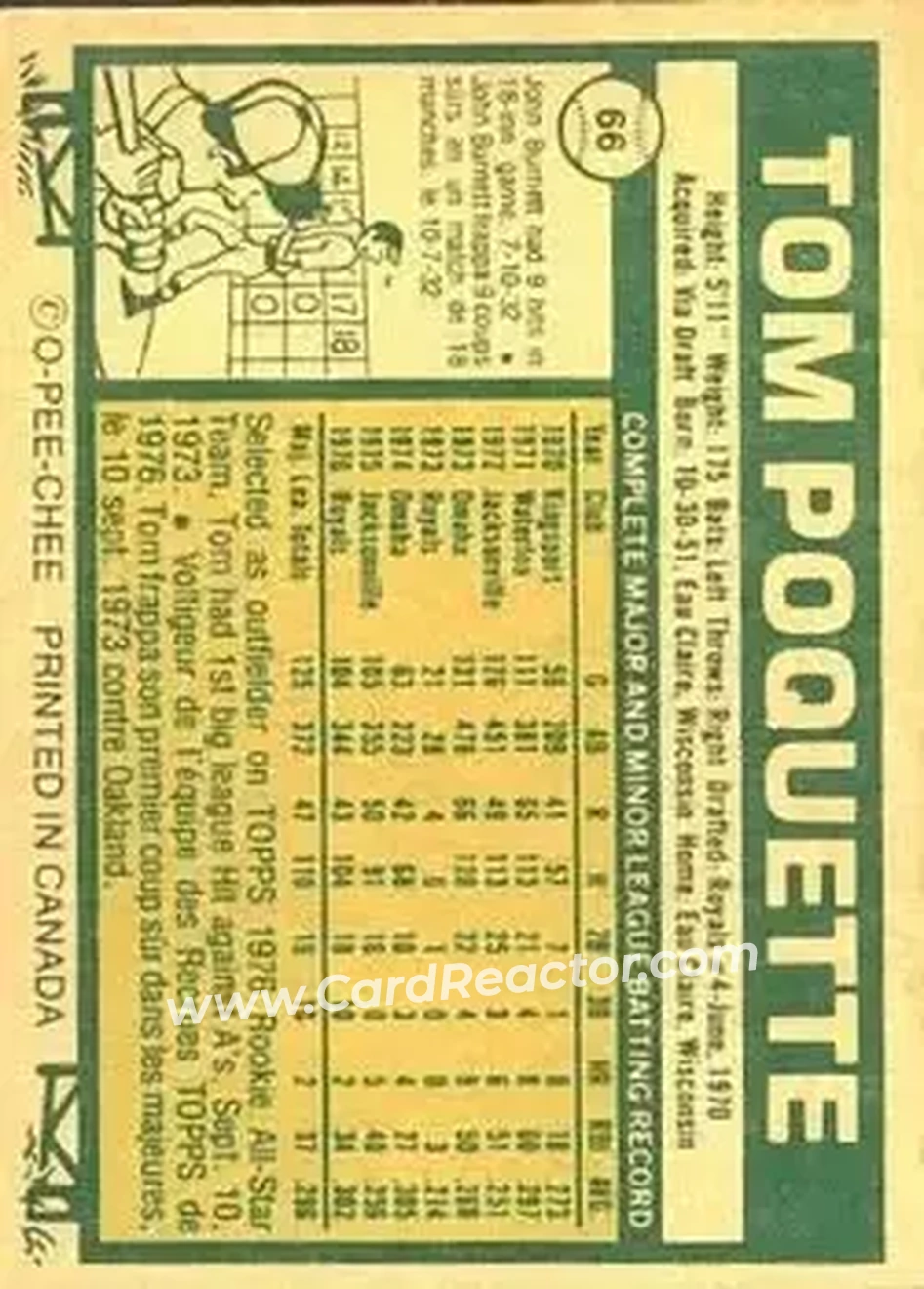 Back of Tom Poquette