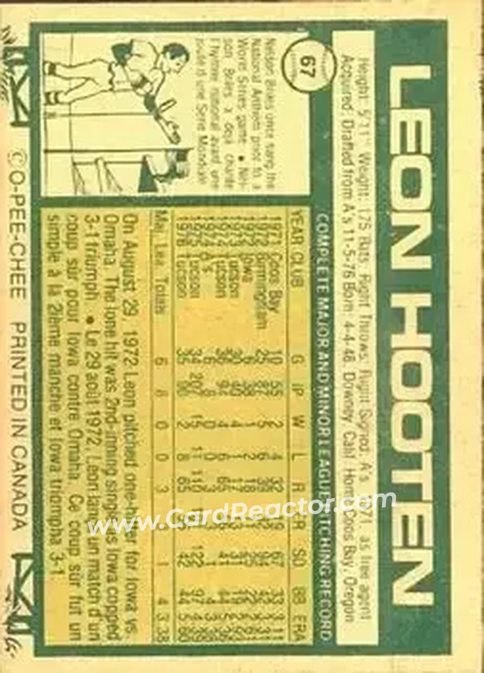 Back of Leon Hooten