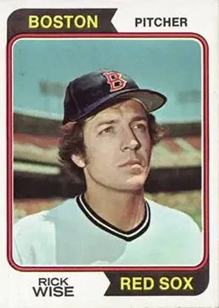 1974 Topps #84 Rick Wise