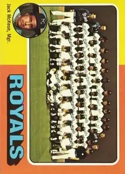 1975 Topps #72 - Jack McKeon - Kansas City Royals - Front