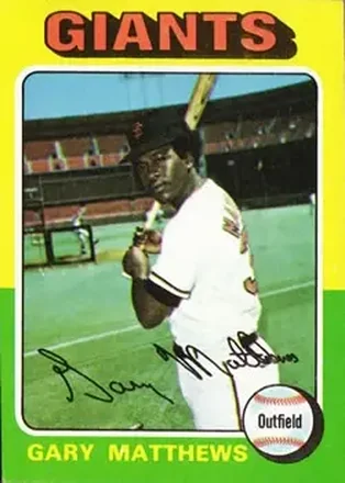1975 Topps #79 Gary Matthews