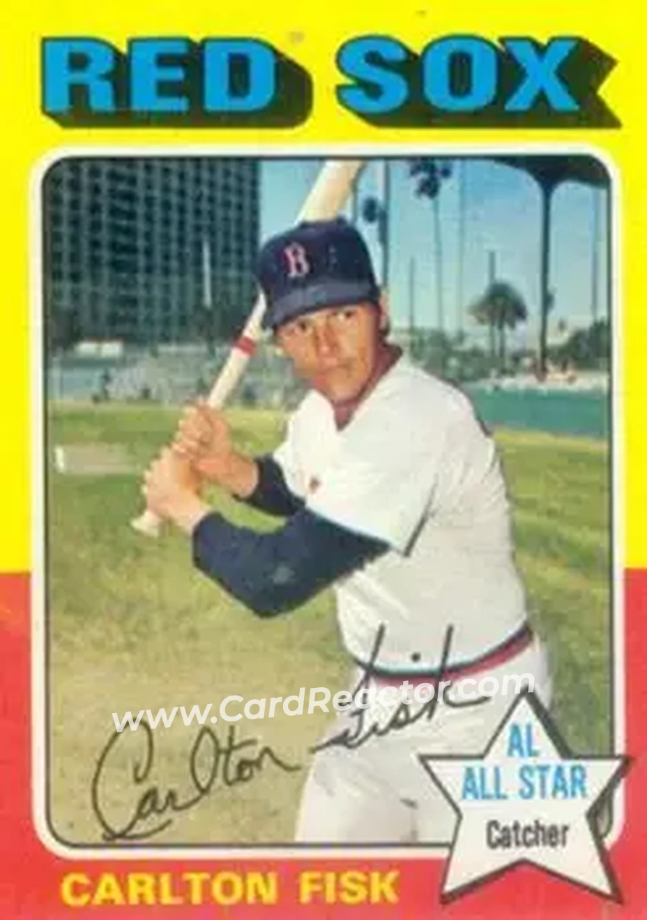 Front of Carlton Fisk