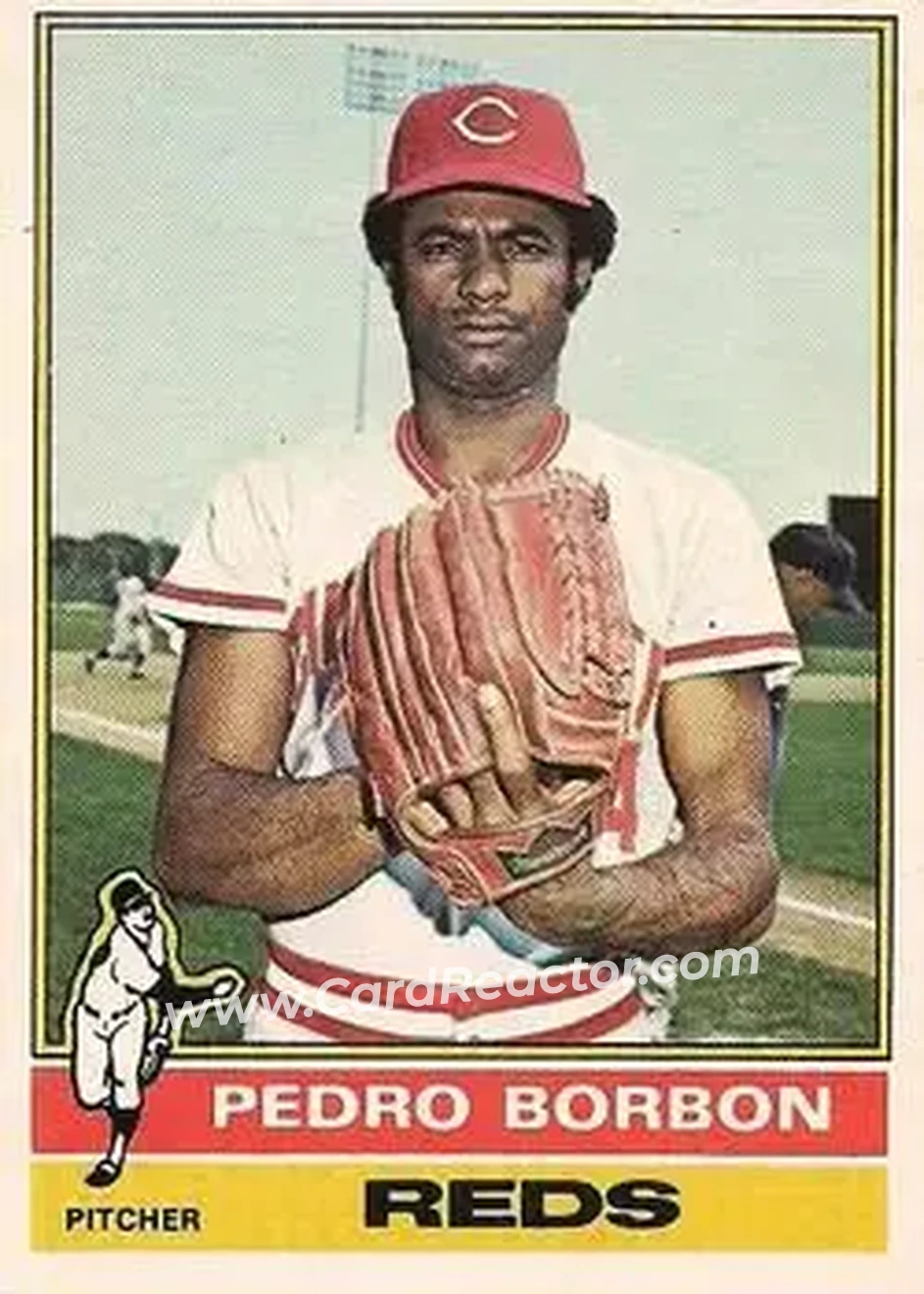 Front of Pedro Borbon