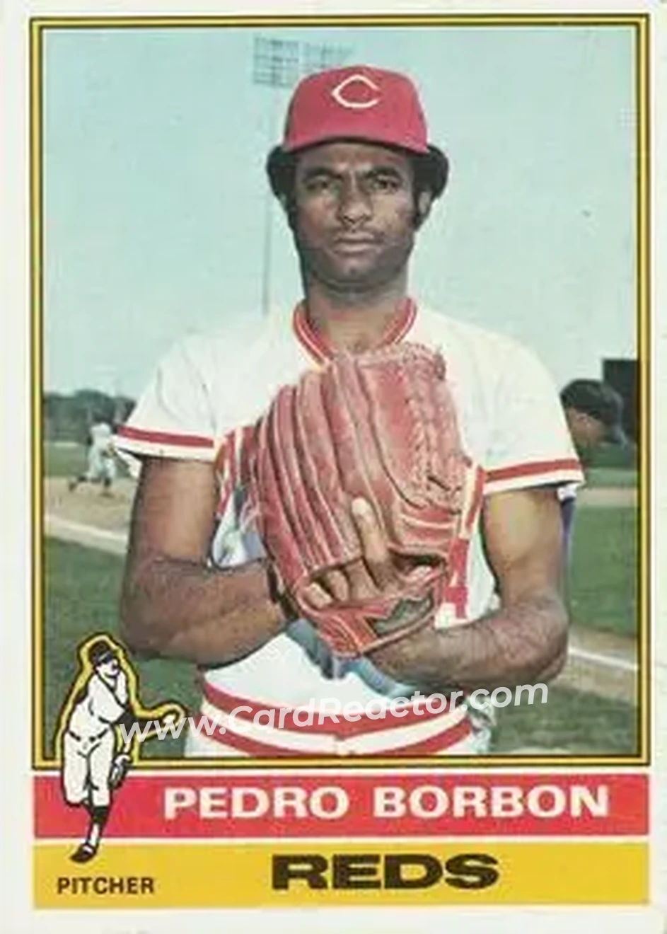 Front of Pedro Borbon