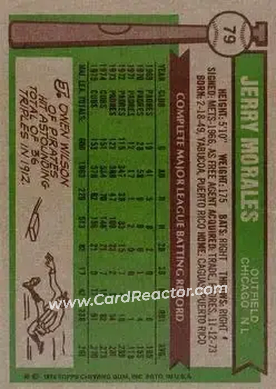 Back of Jerry Morales