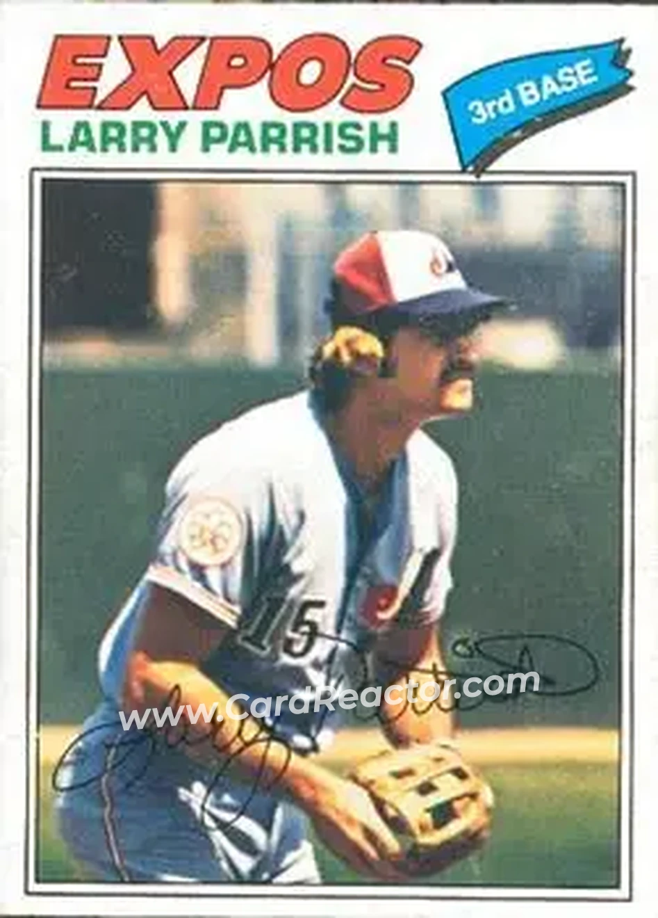 Front of Larry Parrish