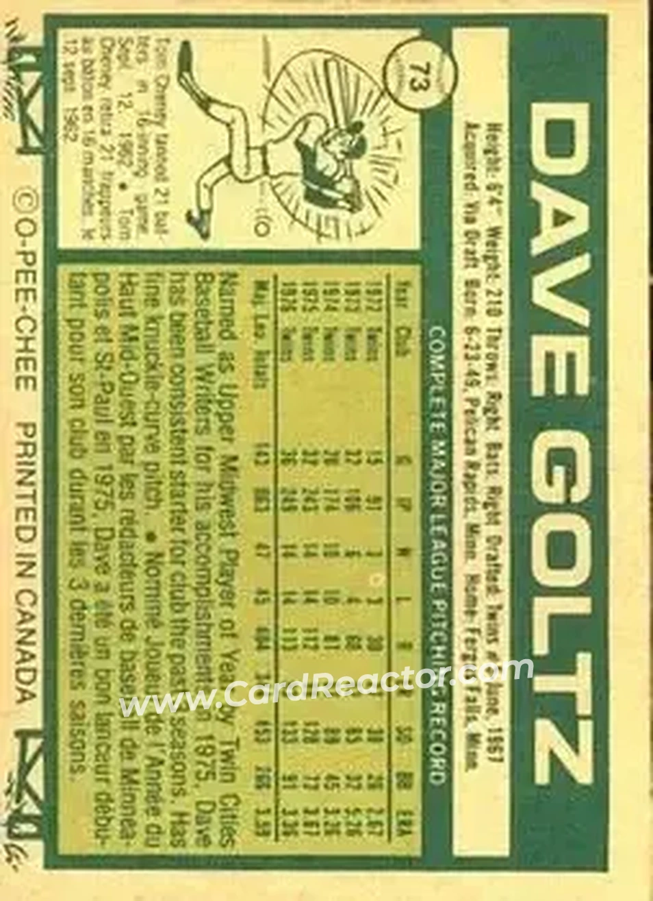 Back of Dave Goltz