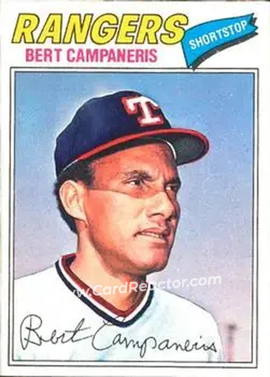 Front of Bert Campaneris