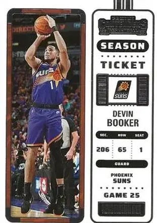 2022-23 Panini Contenders #67b - Devin Booker - Phoenix Suns