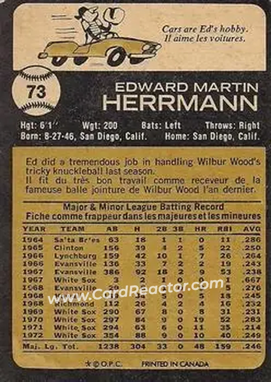 Back of Ed Herrmann