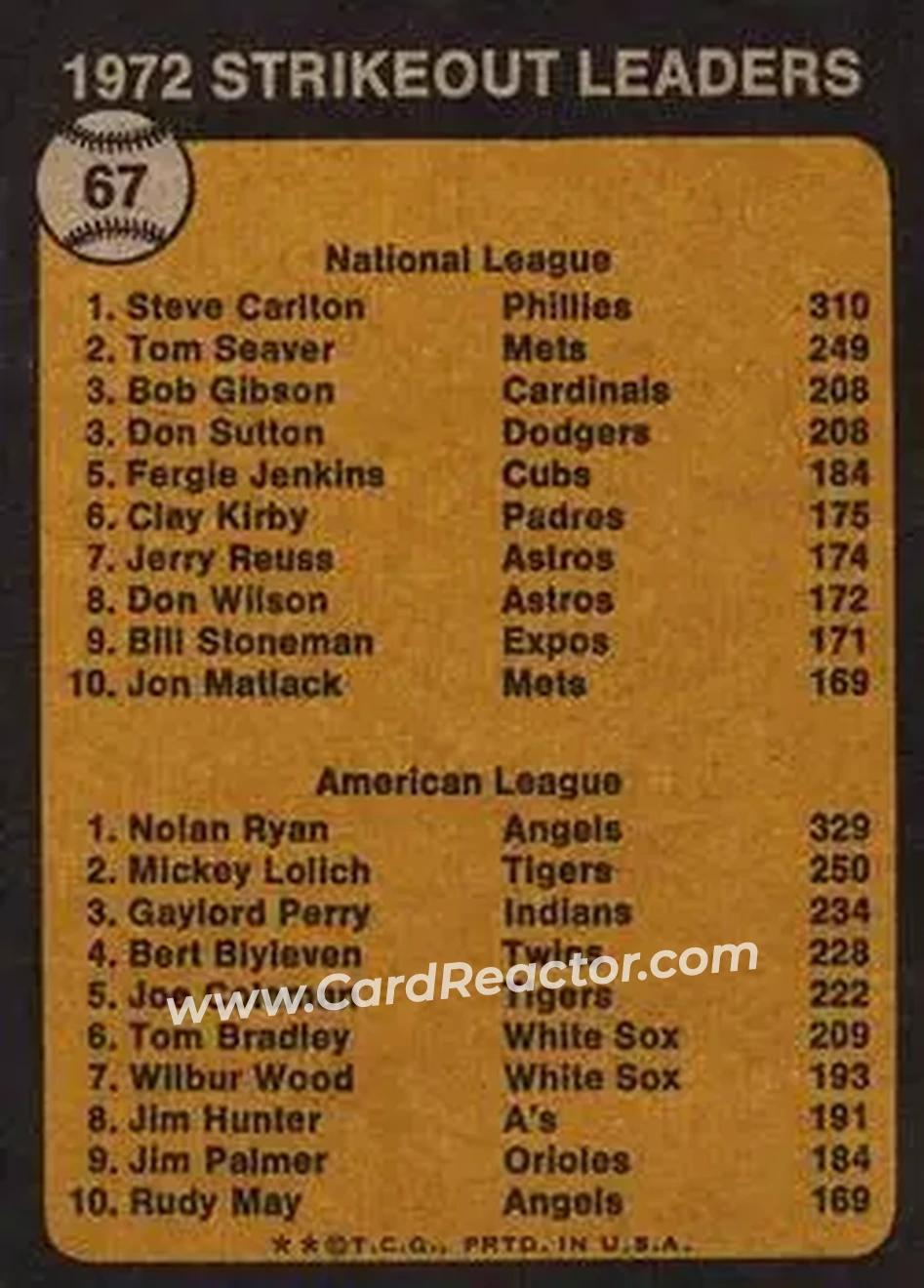 Back of Card #67