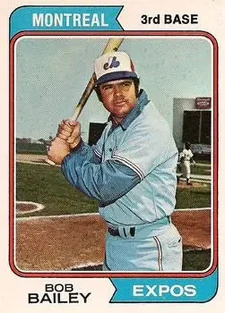 1974 O-Pee-Chee #97 Bob Bailey