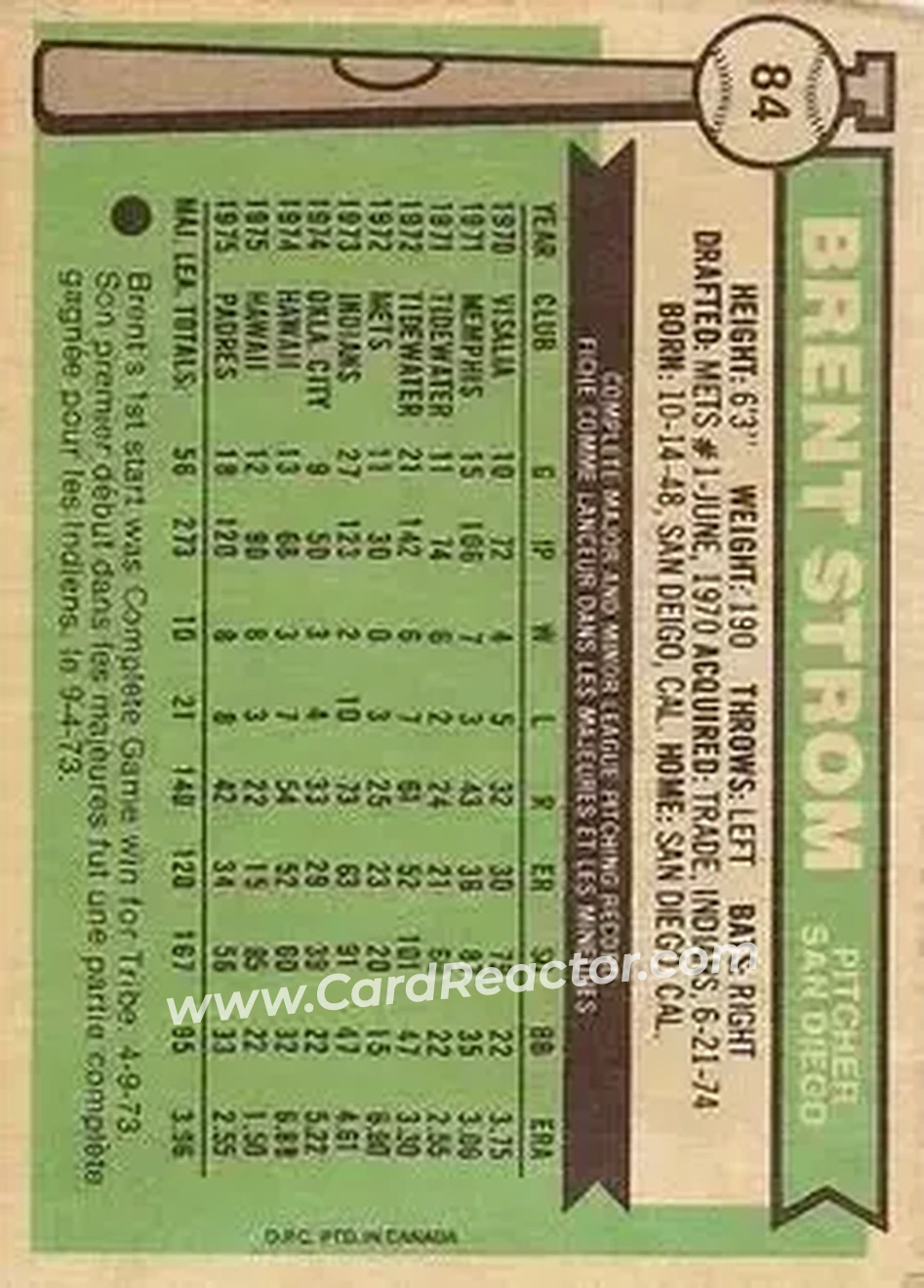 Back of Brent Strom