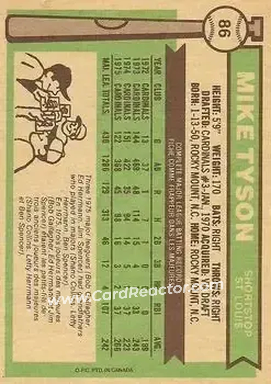 Back of Mike Tyson