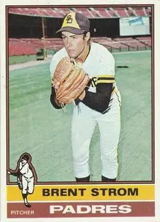 1976 Topps #84 Brent Strom