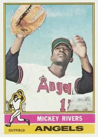 1976 Topps #85 Mickey Rivers