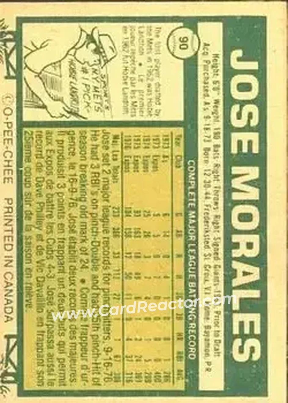 Back of Jose Morales