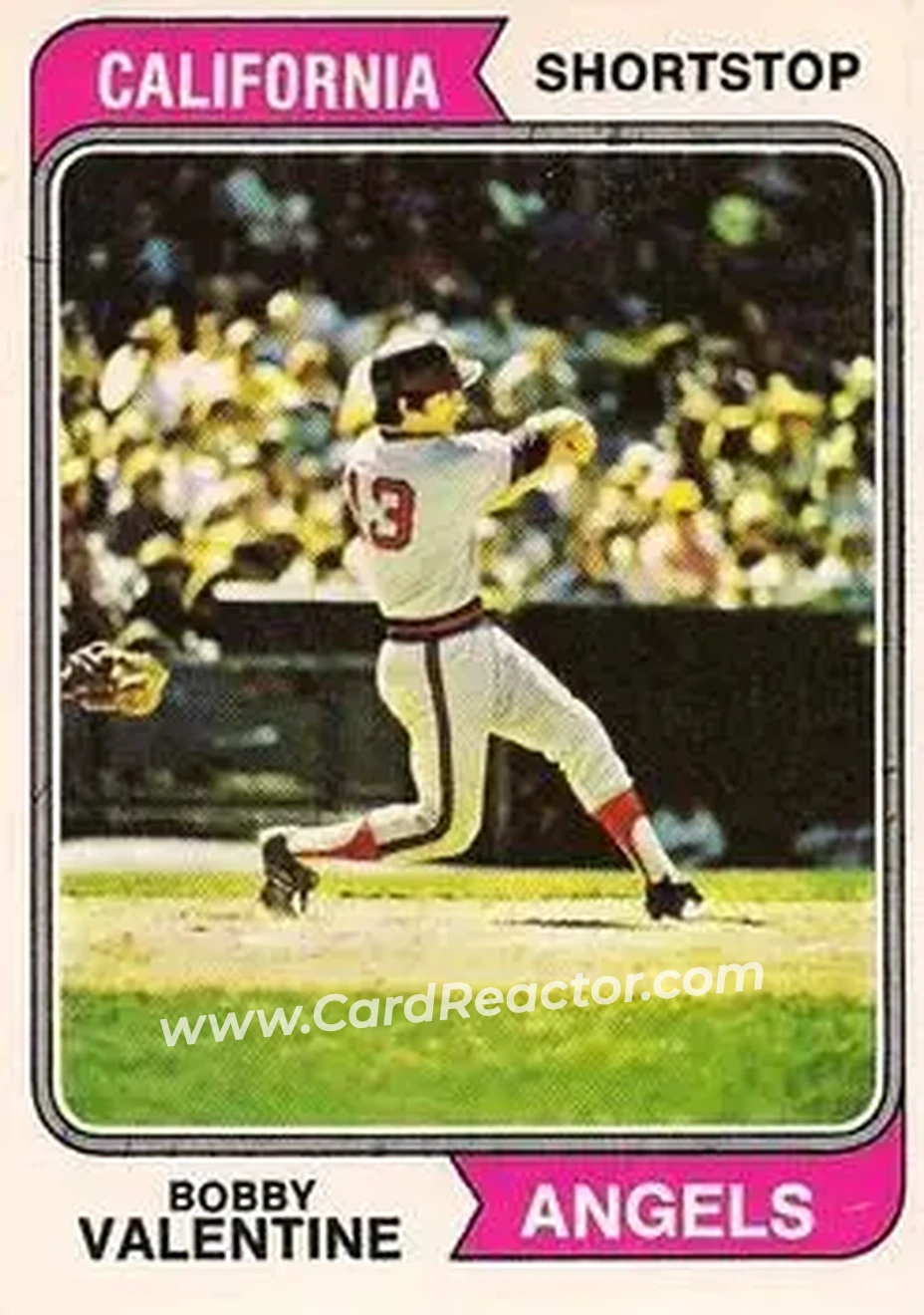 Front of Bobby Valentine