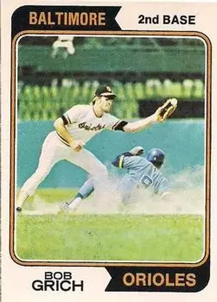 1974 O-Pee-Chee #109 Bob Grich